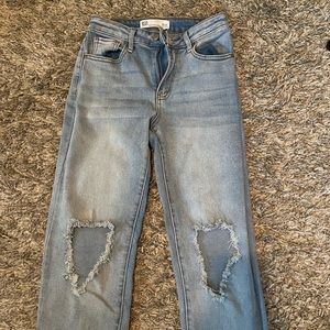 RSQ high rise straight leg jean